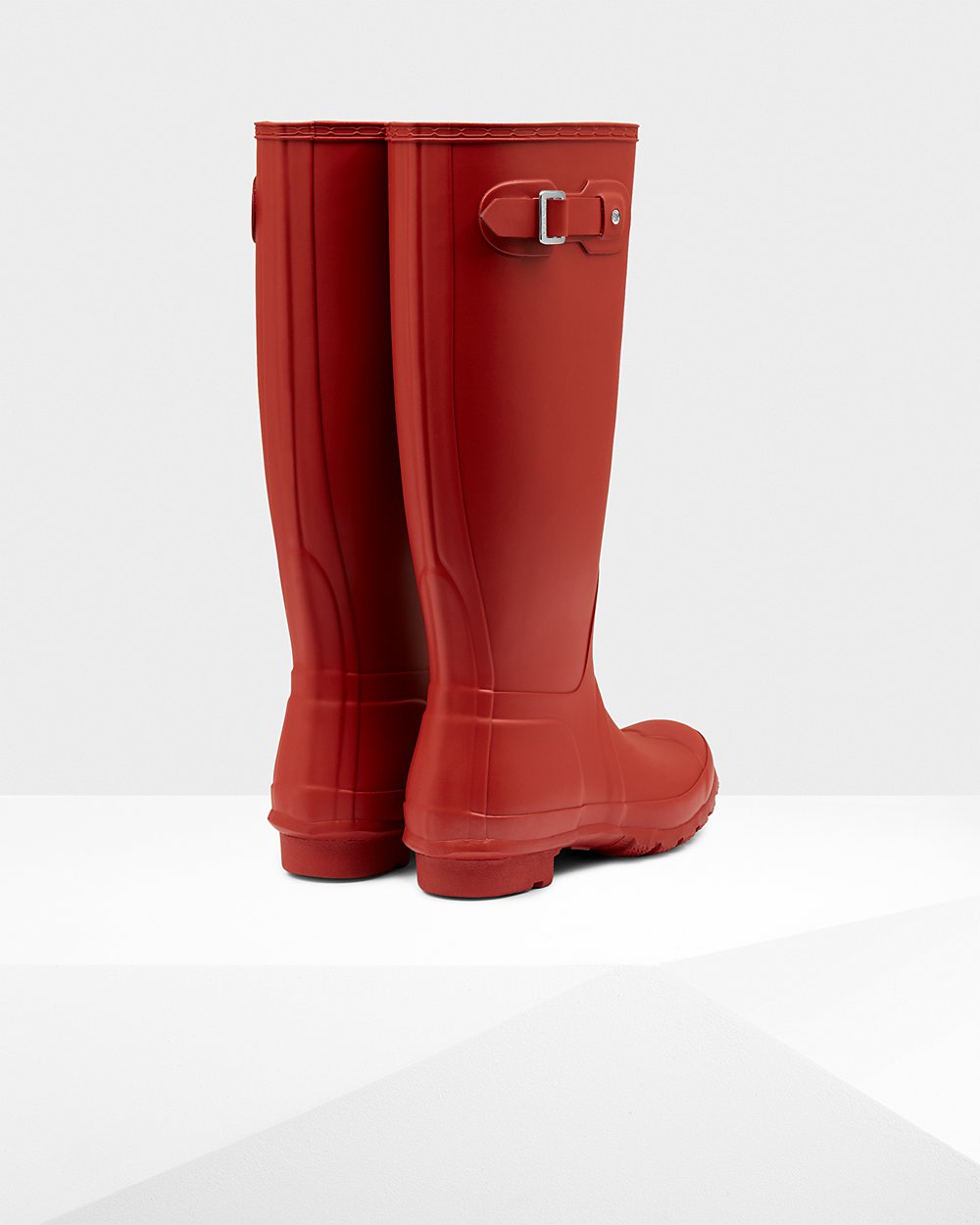 Hunter Original Tall Rain Boots - Shop Online Womens Red - XYEUIS145